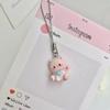 Fashion New Cartoon Small Cat Cute Keychain Phone Chain Resin Keyring Bag Pendant Couple Key Chains Gifts Women for Jewelry