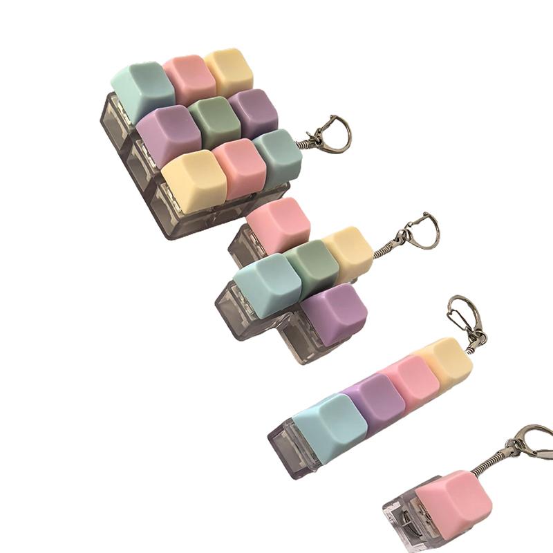 1/4/5/9 Taste Tester Mecanic pentru Axe de Tastatură Buton Keycap Breloc Breloc Tastatură Jucărie Capace Tastatură Jucărie