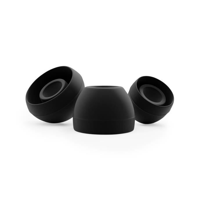 Écouteurs En Silicone - OKULI - Noir - Filaire - Intra-auriculaire - 3 Tailles Disponibles