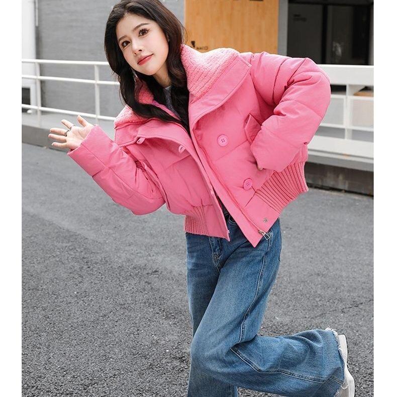 Short and High-waist Down Jacket for Women, Ultimate Winter Fashion Choice