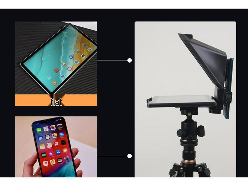 Jia Shi Ying JS10Plus Teleprompter: Mobile, Tablet, DSLR Live Broadcast & Recording Device
