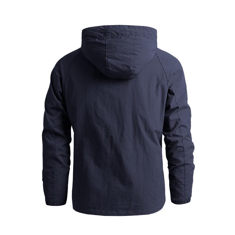 Men's Lightweight Windproof & Waterproof Jacket - Spring/Autumn Casual Breathable Windbreaker