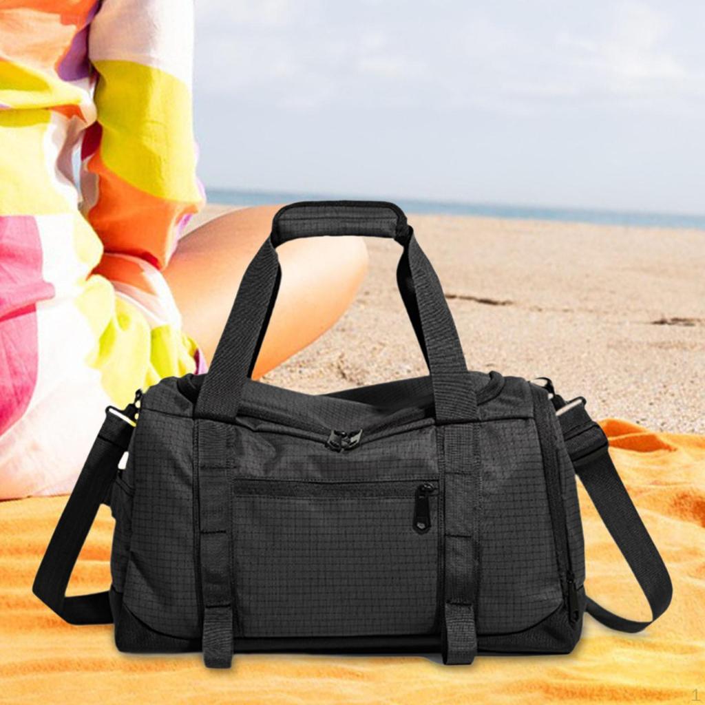 Gym Bag Dry and Wet Separation with Shoe Compartment Adjustable Strap Easy To Carry Luggage Sports