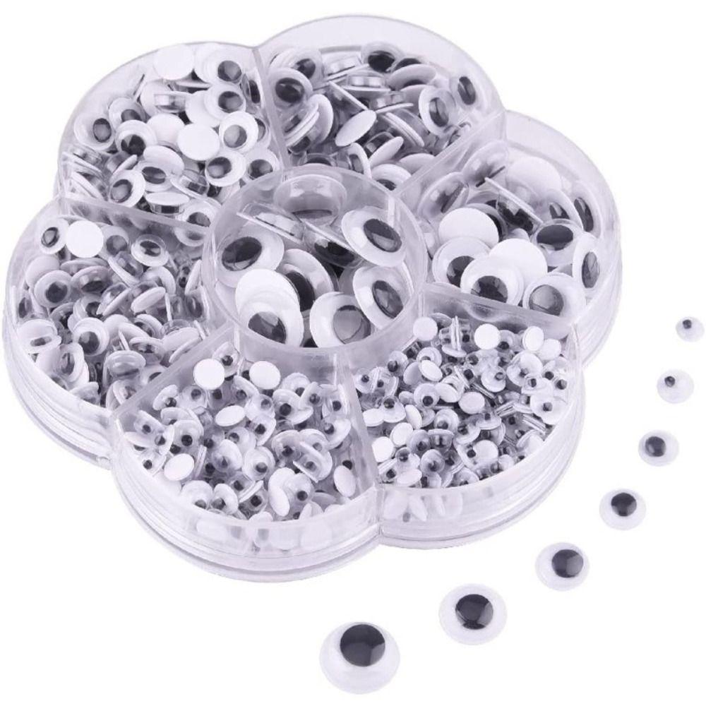 Handmade Self-Adhesive Wiggle Eyes Self-adhesive Moving Eyes Plush Toys Eyes Plush Toys Eyes