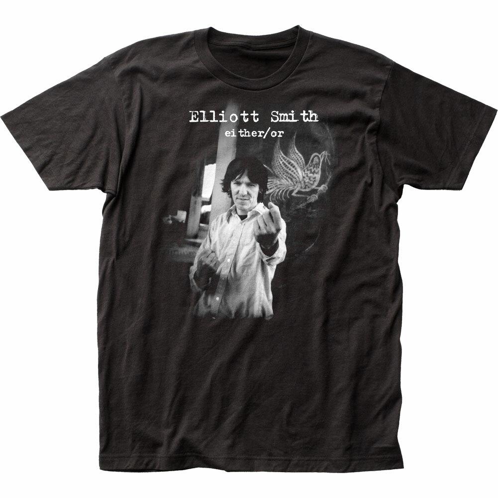 26 Elliott Smith Either Or T Shirt Mens Licensed Rock N Roll Retro Classic Black Unisex T-Shirt XXXL