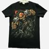 Five Finger Death Punch Tour T-Shirt Herren Klein 2018 Skelett Waffen Grafik T-Shirt