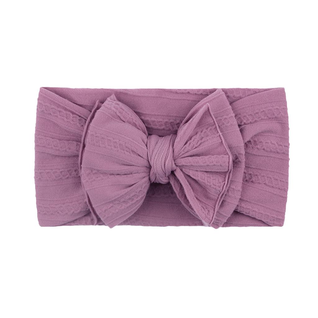 2022 Soft Nylon Jacquard Baby Headband - Elastic & Stylish Children's Hair Accessory