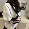 New fashion casual handbag versatile commuter tote bag large capacity student class shoulder armpit bag