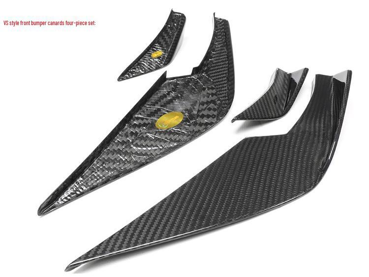 Compatible BMW M3/M4 G80/G82 MP/VS Style Carbon Fiber Hood Vents & Front Canards