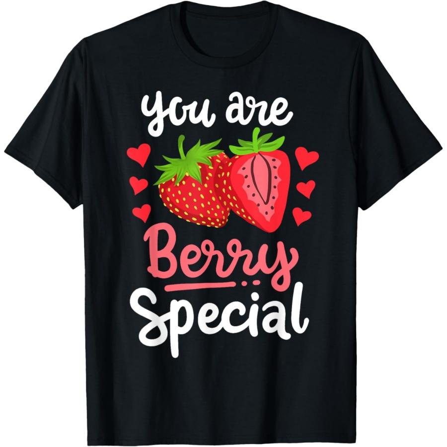 

Strawberry Strawberry Lover Valentines Day T-Shirt XXXXXL чёрный