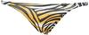 Animal Zebra Available In Two M and Amazon La Paume Made In Yellow [La Paume] T-back Shorts, Print, Men's, Shiny, Sizes, L, T-back, Exclusive, Brand,