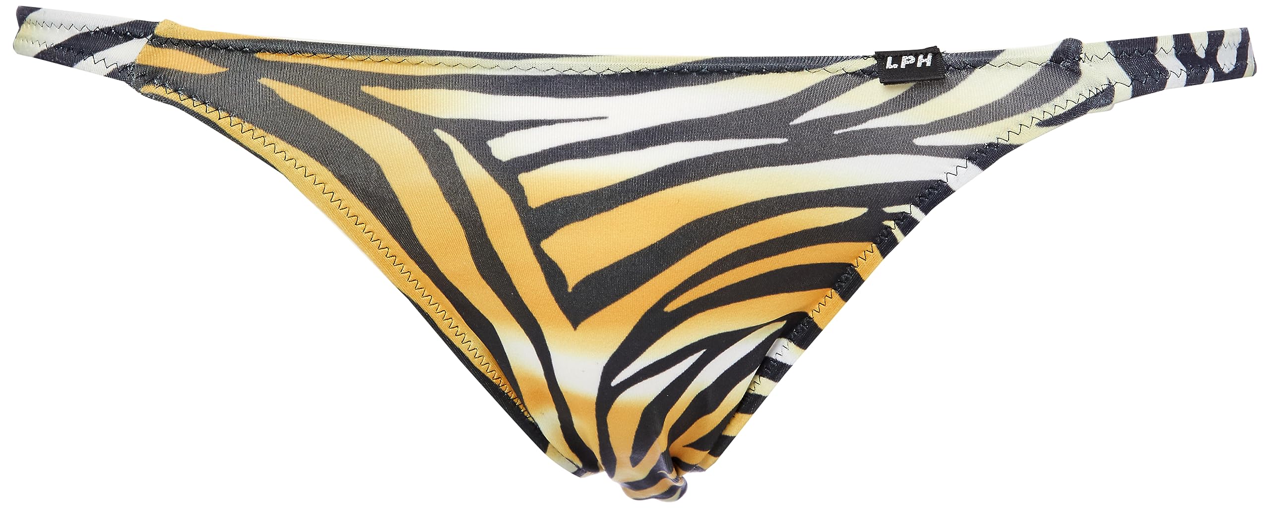 

animal zebra available in two M and Amazon La Paume made in yellow [La Paume] T-back shorts, print, men s, shiny, sizes, L, T-back, exclusive, brand,