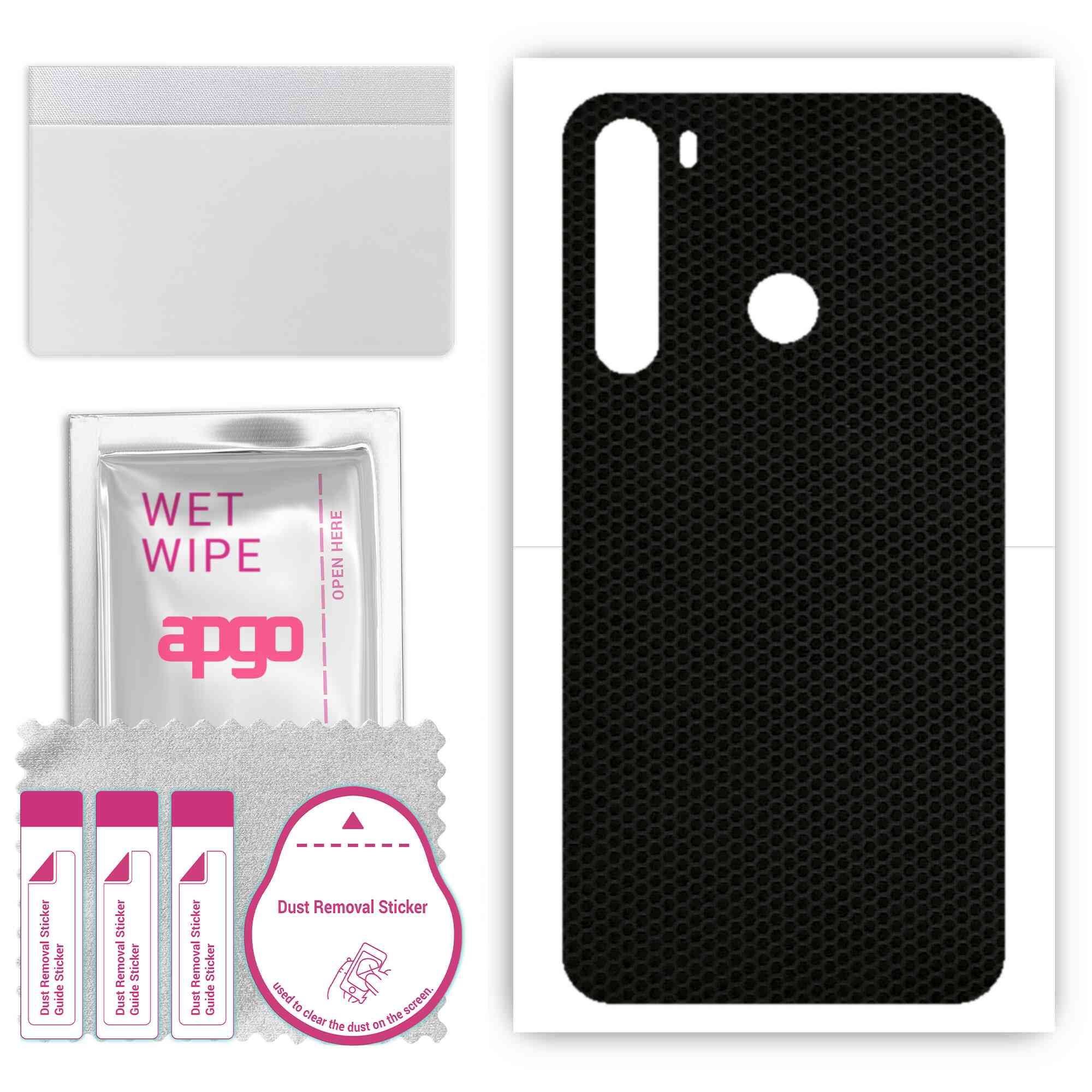 

Apgo Protective Skin Sticker для задньої панелі, сумісної з HTC Desire 20 Pro, Wrap Film, Foil, Vinyl - Pattern Matrix