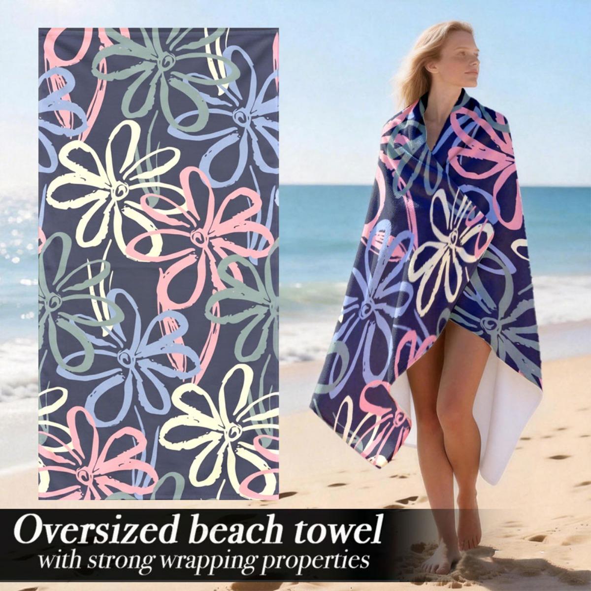 

Beach Towel | Bath Towel Soft Lightweight Luxury Oversized with Strong Wrapping Properties | Perfect for Gym | Suitable for East W40*H60(CM)