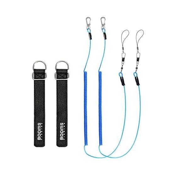 Booms Fishing T07 Пояс для удочки Пояс для удилища Пояс-шнурок Спиральный шнур Шнур для предотвращения падения удилища