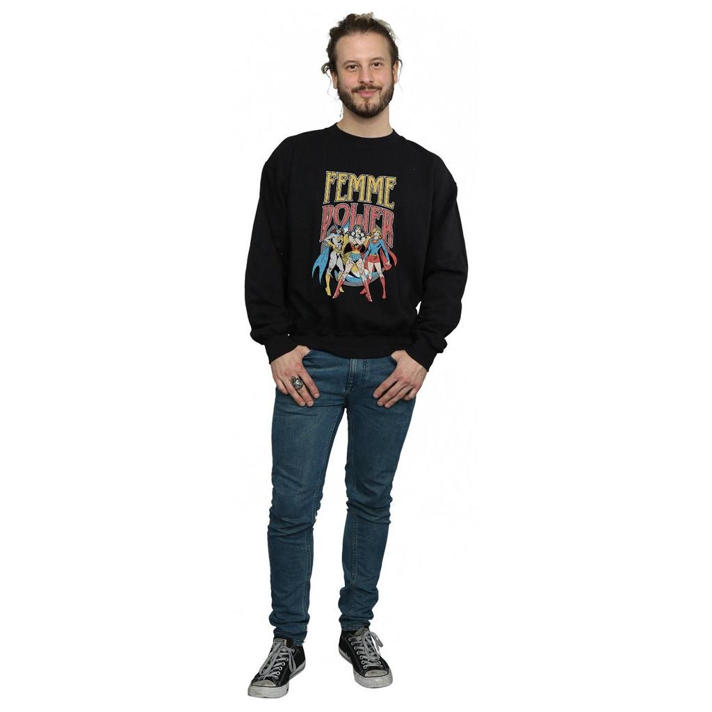DC Comics Mens Wonder Woman Femme Power Sweatshirt