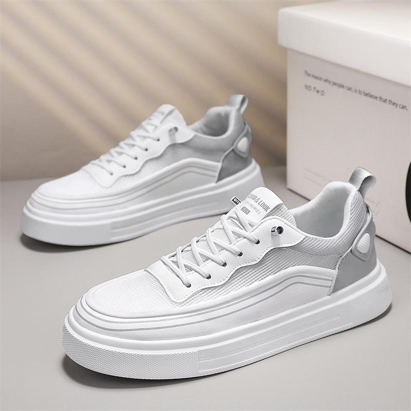 Men's board shoes summer fashion versatile lightweight casual comfortable thick sole anti slip wear-resistant casual board shoes