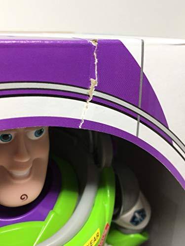 Official Disney Toy Story Buzz Lightyear Action Figure, Lights Up, Talks, and Packed with Action, Approximately 12" Tall, DISNEY TOY STORY Buzz Lighty