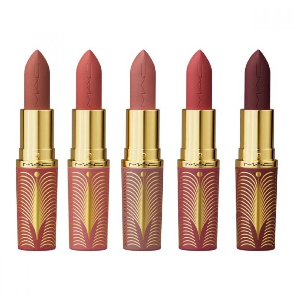 M.a.c Gold Standard Matte Lipstick Kit X 5
