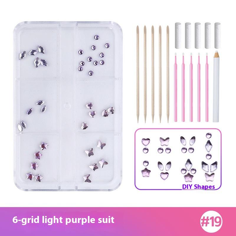 1 Set Dental Tooth Gems Crystal Diamond Heart Round Shaped Ornament Diy Tools Various Shapes Color Teeth Jewelry Denture