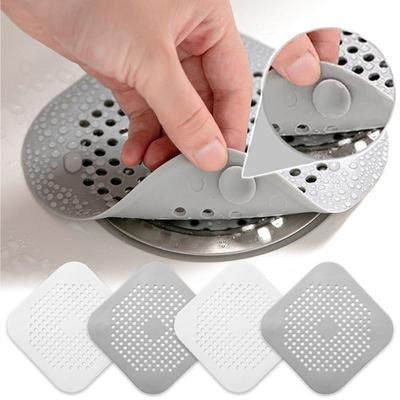 Silicone Hair Filter Sink Anti-blocking Strainer Kitchen Bathroom Sewer Outfall Filters Shower Drain Bathtub Stopper Strainers