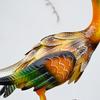 Metal Duck Garden Statue Hand-Painted Bird Decoy Nature-Nature-Themed for Patio
