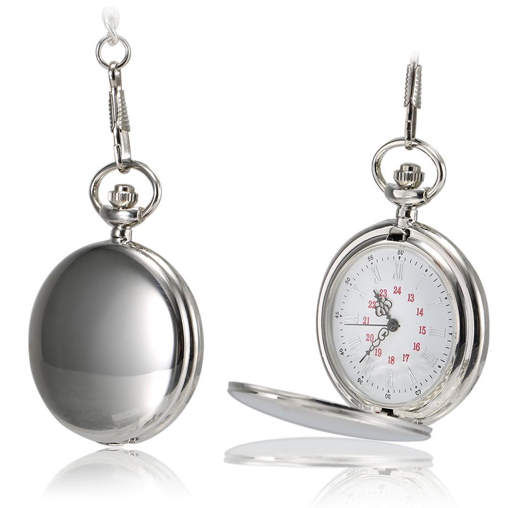 Pocket Watches Personalized Necklace Chain Watches Gift For Birthday Anniversary Men Women Vintage Pocket Watch With Chain