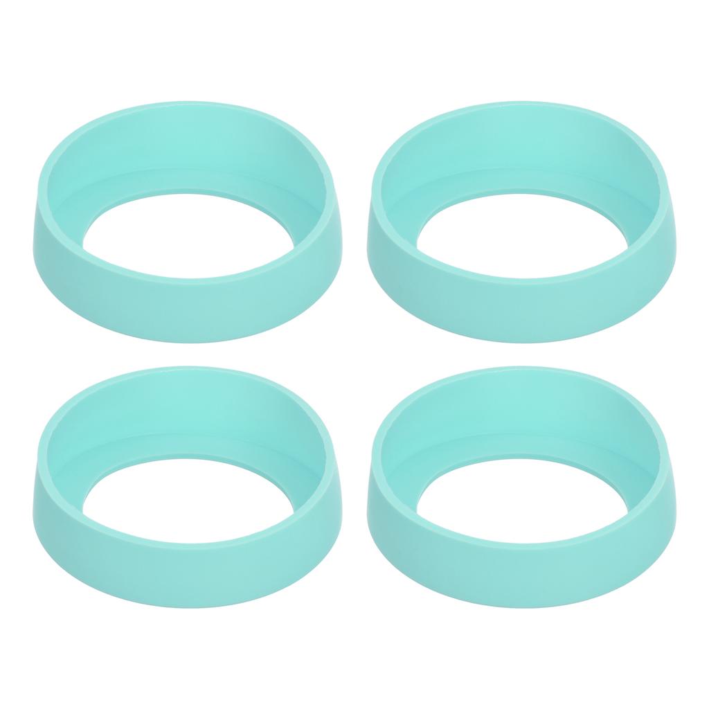 65mm Cup Holder Thermos Cup Base Protective Case Covers Pad Accessories Silicone Cup Bottom Protective Cover Multicolor 4Pcs