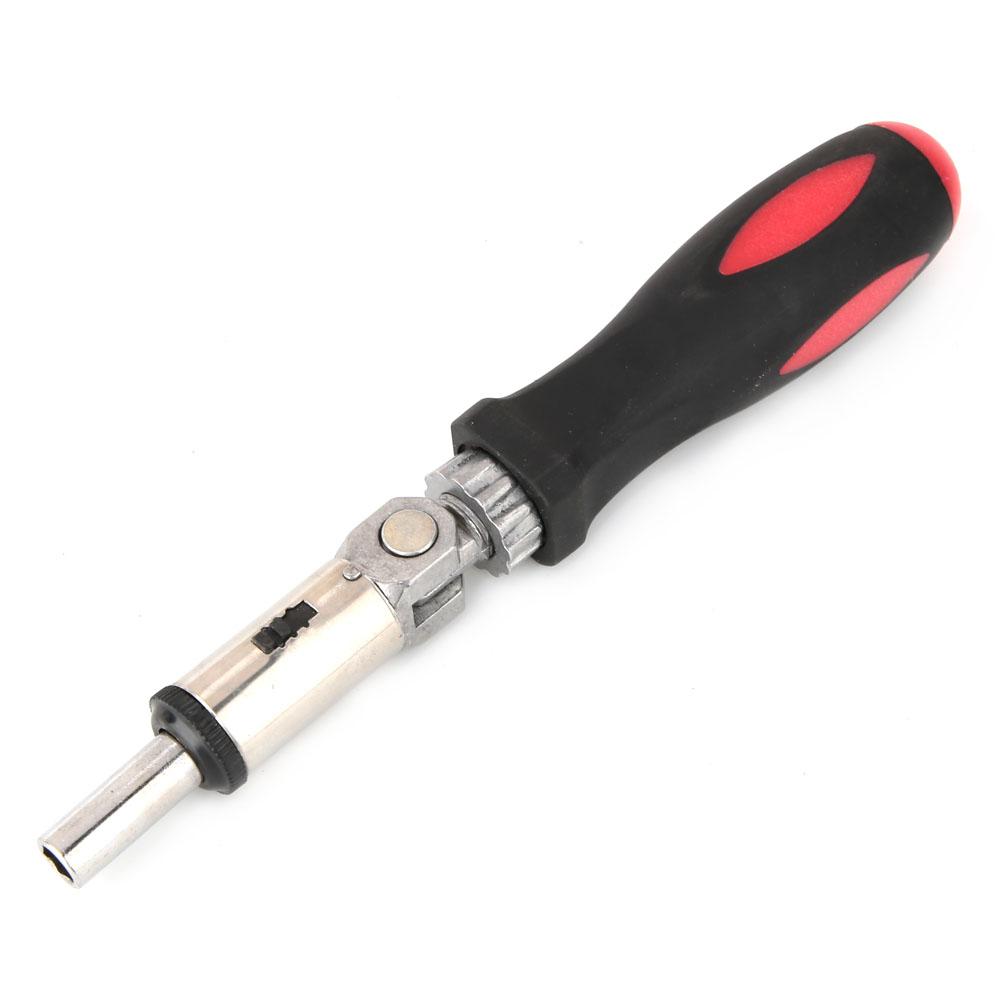 Multi function 180 degrees  Angles   Steel Ratchet Screwdriver