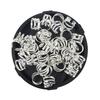 100 Stuks Dreadlock Haaraccessoires, Open Ontwerp Metalen Holle Twist Haarringen, Lichtgewicht Vlechten Haar Manchetten, Niet-doorboorde Oor Manchetten