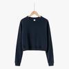 Women's Petite Loose Round Neck Pullover Sweatshirt - Japanese Korean Style, Spring/Autumn 2025 Collection
