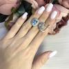 Серебряные серьги с натуральным топазом 5.79ct (2049418)