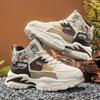 High Top Autumn Leather Casual Sports Daddy Shoes Teen Trend Shoes Martin Boots