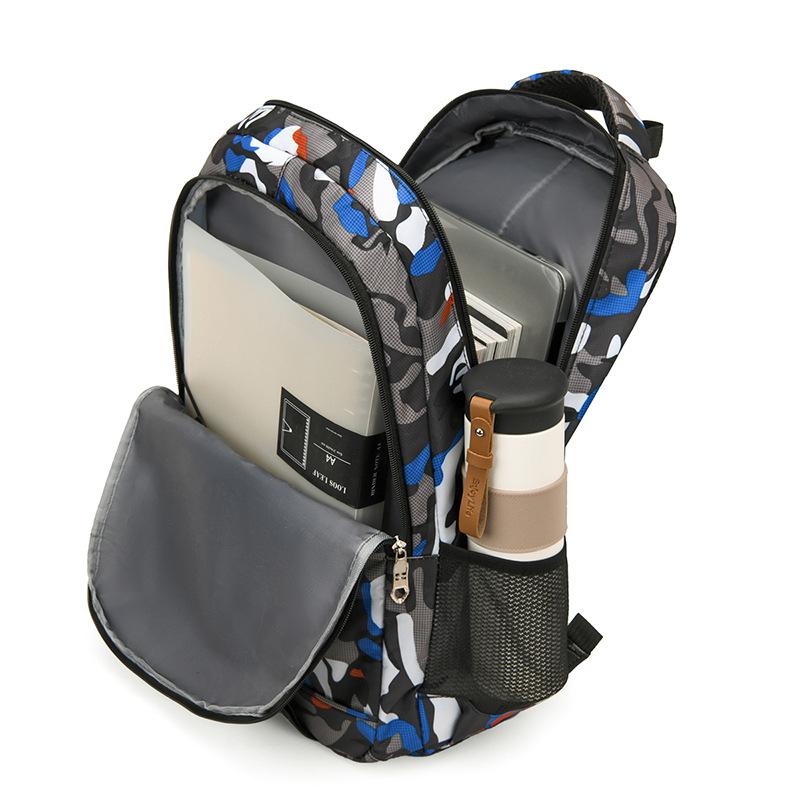 Backpack Large Capacity Junior High School Backpack Outdoor Travel Backpack Male and Female College Student School Bag