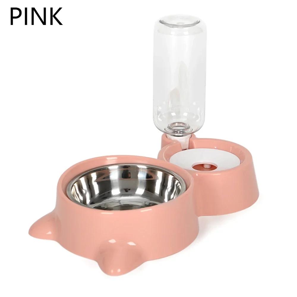 Automatic Feeder for Cat, Dog, Kitten - 1.8L Food and Water Container, Bubble Pet Bowls, Fountain Drinking, Pet Supplies