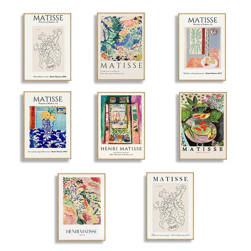 Abstrakcyjna linia nadruk twarzy plakaty dziewczyna powrót płótno malarstwo Boho plakaty Matisse plakat Nordic zdjęcia ścienny wystrój salonu