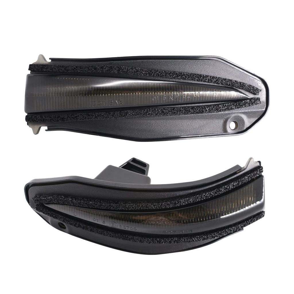 Hotimp® Compatible with Toyota Harrier (60 Series, 80 Series, Noah, Voxy, Exfire) - LED Door Mirrors with Sequential Turn Signals (Smoke Lens)