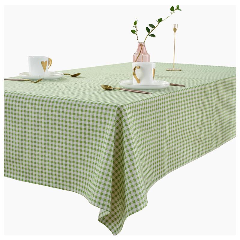 American Ins Small Plaid Tablecloth Coffee Table Cloth Tablecloth Table Picnic Cloth Pastoral Hotel Photo Fabric Manufacturer