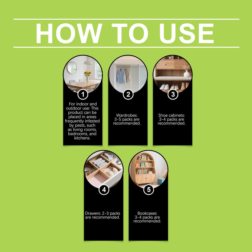 Pest Pest Bag Pest Suitable For Wardrobes, Kitchens And Living Rooms