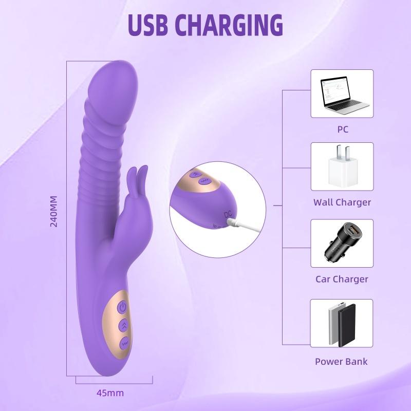 10-Frequency Vibrator Soft Silicone Penis Masturbator Realistic Penis Vibrator Female Massager Waterproof Adult Sex Toys