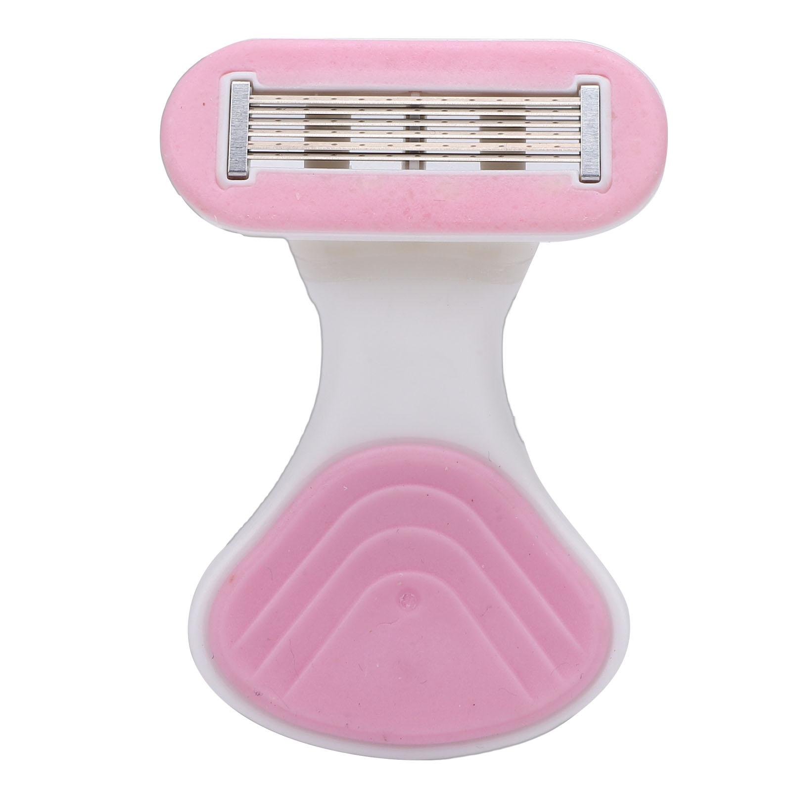 

Women Travel Shaving Kit 6 Layer Cutters Portable Travel Shaving Kit with Foldable Non Slip Handle 3 Refills