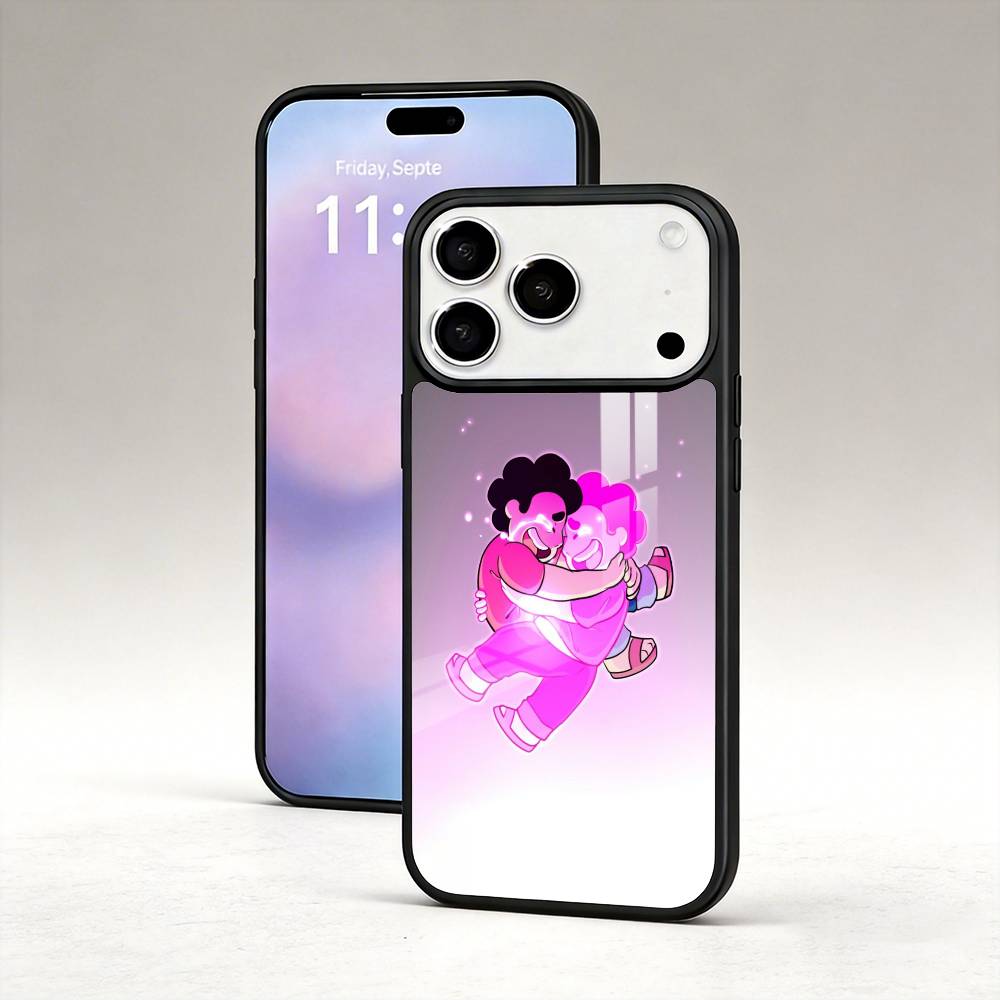 Cartoon S-Steven U-Universe Anime Phone Case For iPhone17,16,15,14,13,12,Pro,Max,Magnetic For Magsafe Wireless Charging iPhone16