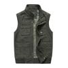 9856 Men's Multi-Pocket Casual Vest, 95% Cotton, Plus Size, Spring/Autumn Fishing & Photography Gilet