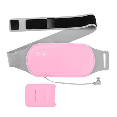 Eelctric Period Cramp Massager Vibrator Heating Pad For Menstrual Warm Uterus Belt Waist Back Massager Women Gift