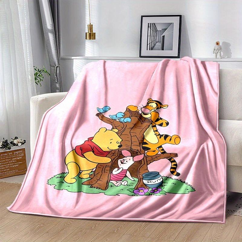 1 Stück Winnie Puuh & Freunde Kuscheldecke Gemütliche Abdeckung für Wohnkultur, Sofa, Bett, Reise