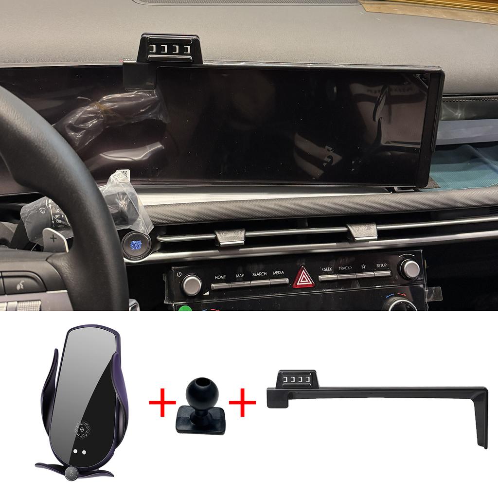 For Hyundai Tucson NX4 2024 2025 2026 Phone Holder Screen Fixed Navigation Bracket Base Wireless Charging