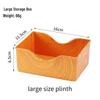 ZISIZ Wooden Square Multi-Use Plates Set