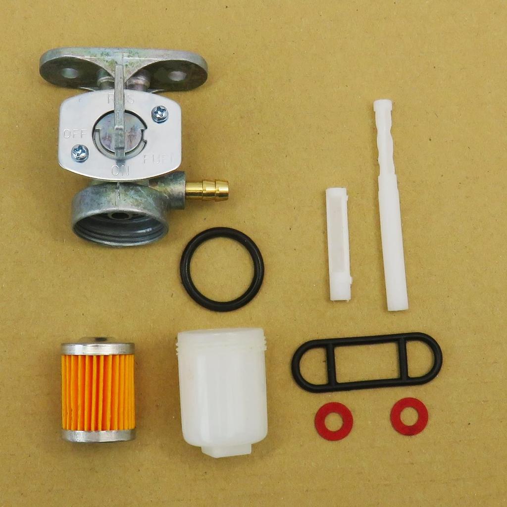 Motorhead GN125 Gasoline Cock Fuel Cock Gasket with Fuel Filter