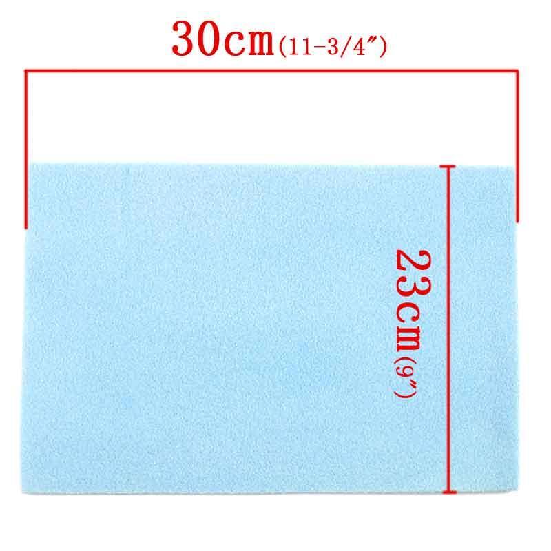 2 Peças Tapetes para Contas Doreen Box Ferramenta para Miçangas de Joias Antiderrapante Azul Marrom Cor Aleatória Esponja Aveludada Malha de Poliéster Tapete, 30x23cm