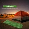 TOMSHOO Ultralett Oppblåsbar Liggeunderlagsmadrass med Pute for Utendørs Camping Vandring